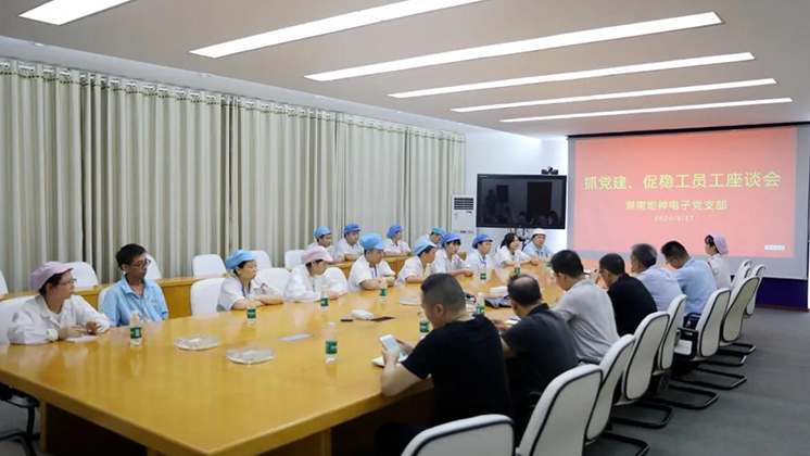 抓黨建、促穩(wěn)工”——炬神電子黨支部為企業(yè)穩(wěn)工獻計獻策